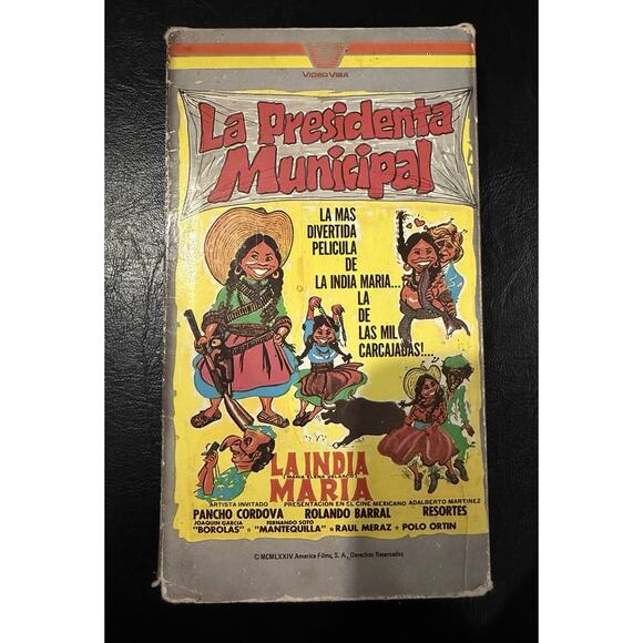 La Presidenta Municipal - La India Maria, VHS Preowned Spanish Mexico Plays - Picture 1 of 5